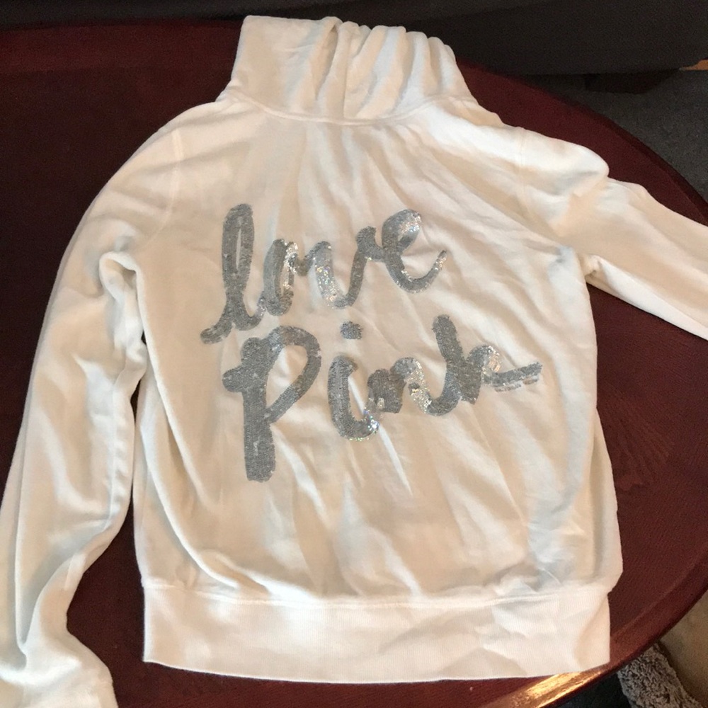 Pink glitter sweater